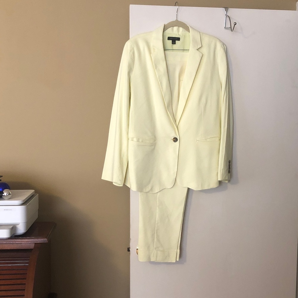 Ann Taylor Light Yellow Suit Set